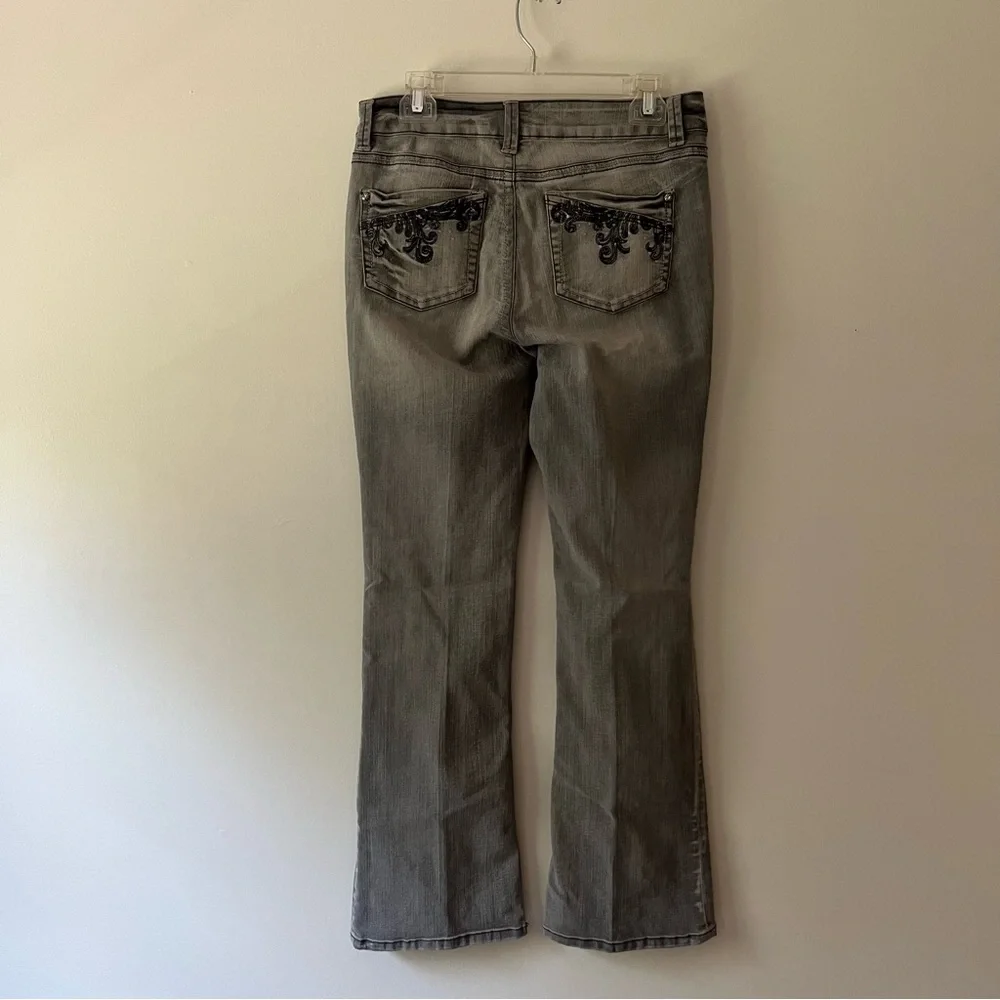Cache Embroidered Bootcut Jeans 6 - Picture 4 of 6